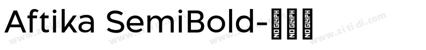Aftika SemiBold字体转换